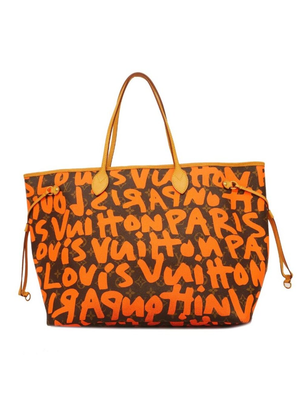 Louis Vuitton Tote Bag Monogram Graffiti Neverfull GM Orange
